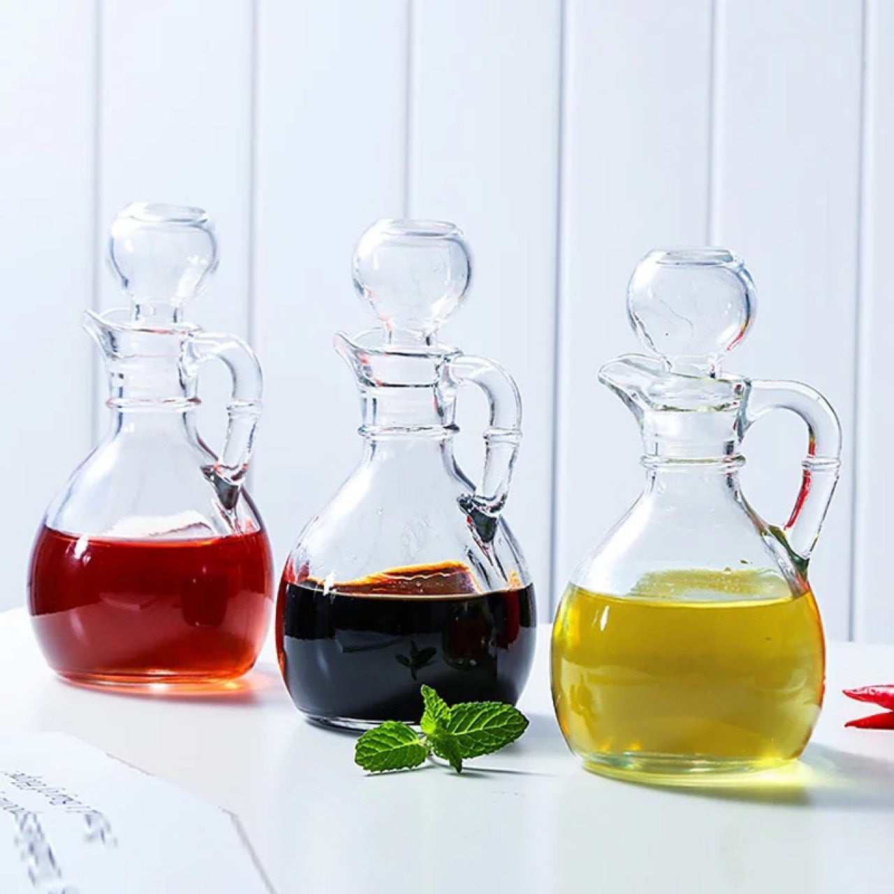 Imported Glass Oil Can, Oil Bottle, Soy Sauce Bottle, Oil Vinegar Bottle, Seasoning