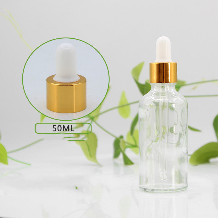 Transparent glass bottle dropper essential oil bottle