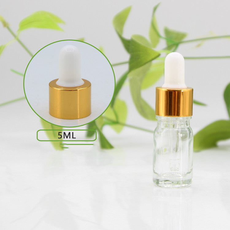 Transparent glass bottle dropper essential oil bottle