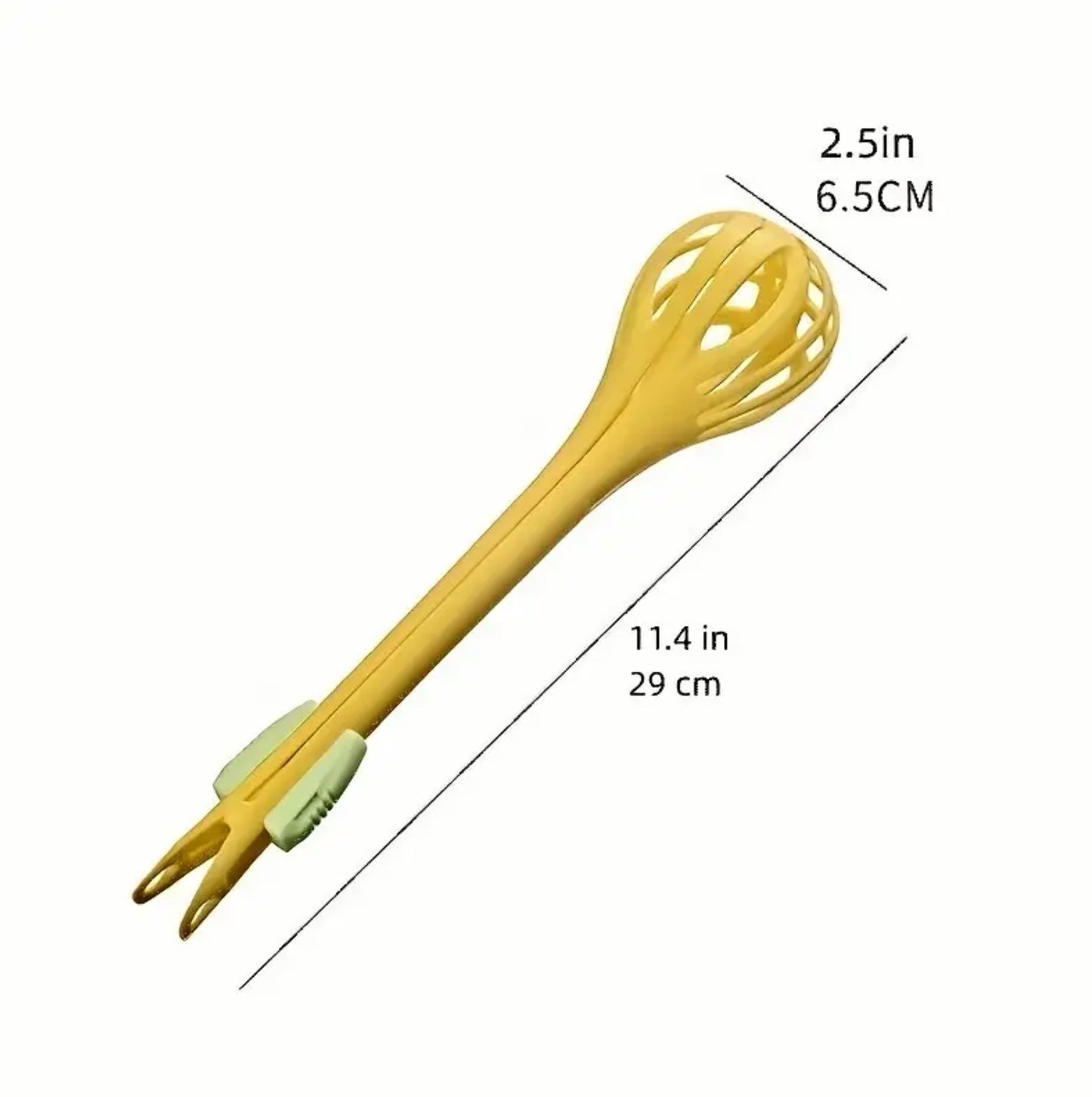 Kitchen Tongs Nylon Egg Whisk, Beater Whisker Food Tongs Salad Mixer for Cooking, Mixing, Barbecue