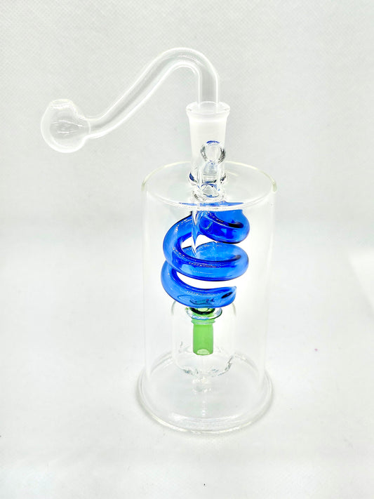 Spiral Glass Mini Oil Burner