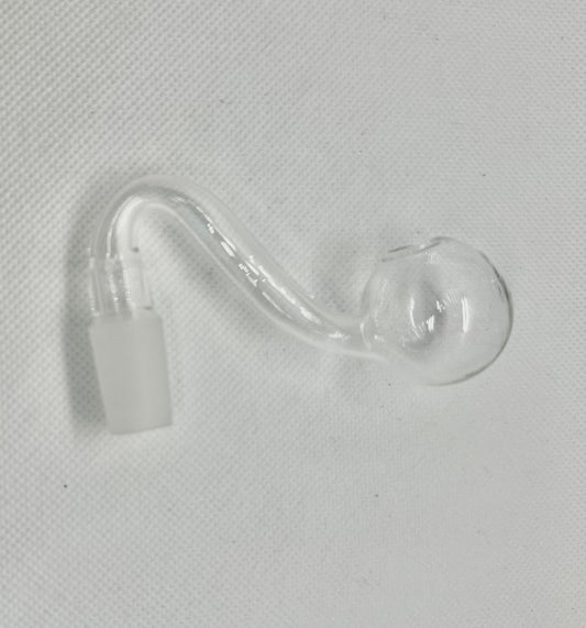 14 mm Bent Neck Glass Oil Burner Attachment 14mm Glass Piece for Oil burner.