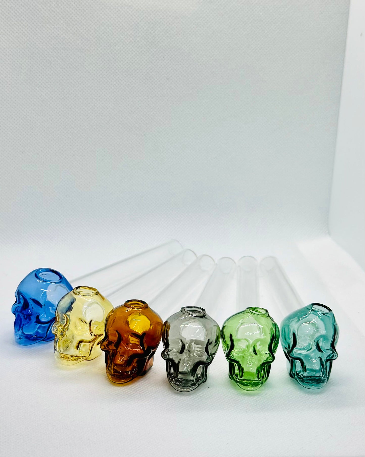 2 pack Skull Glass Oil Burner